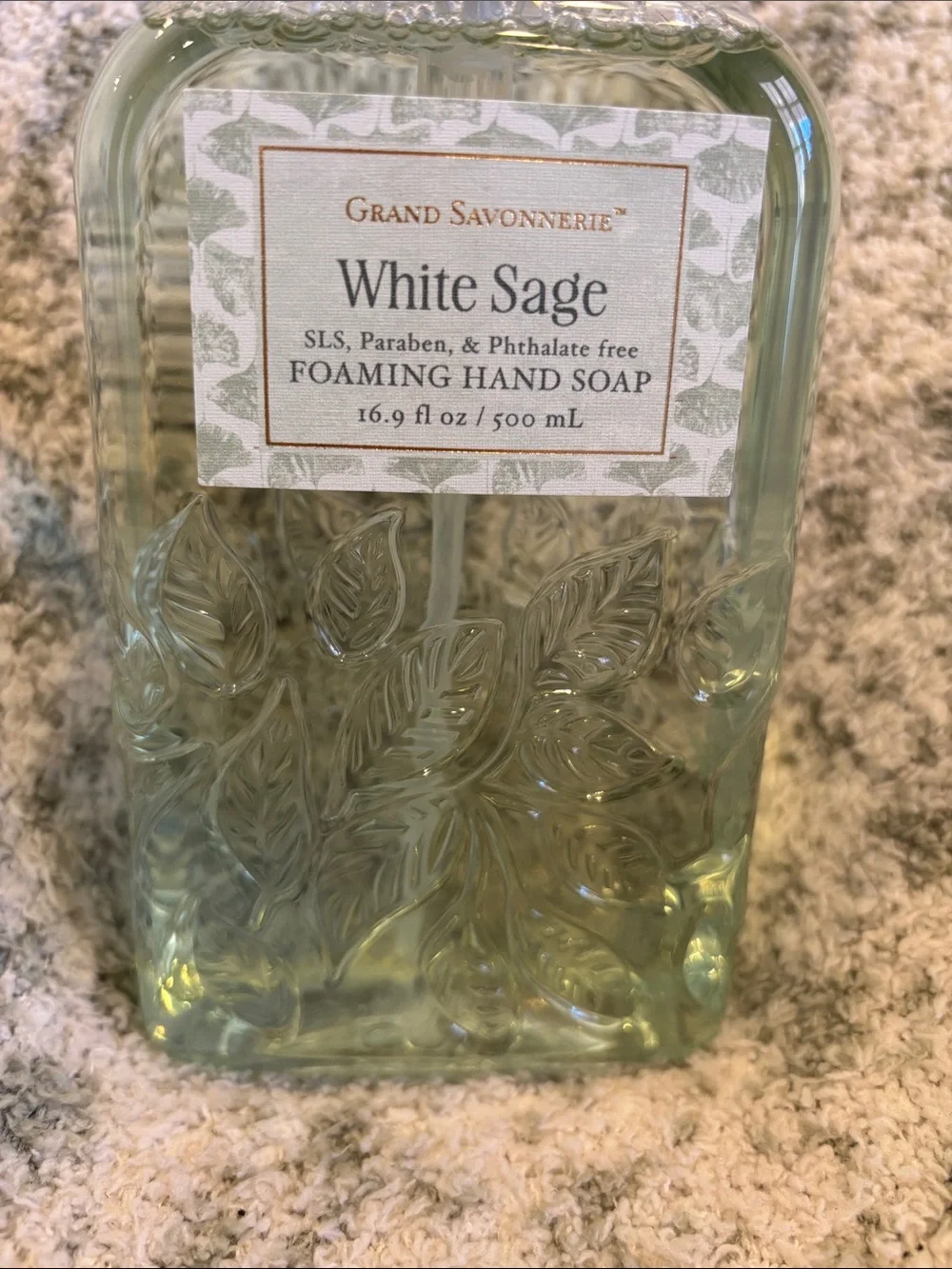 Grand Savonnerie Scented White Sage Foaming Hand Soap NWT 16.9oz